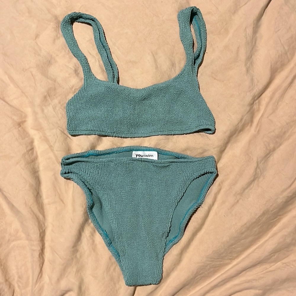 Youswim Aplomb Standard Waist Two Piece in Sage